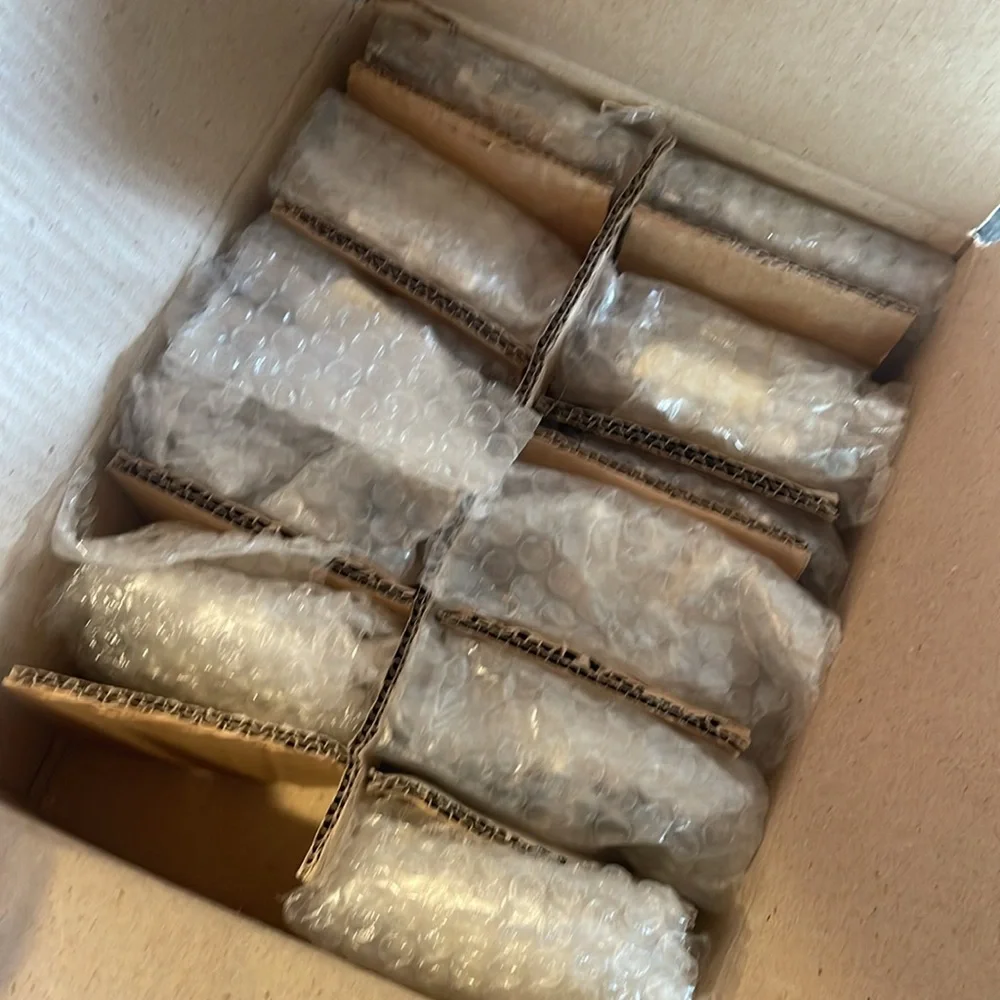 New snowflake Napkin rings, slight sparkle one dozen
